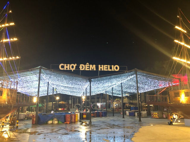 Một số địa điểm đến tập trung du khách tại Đà Nẵng như chợ đêm Helio vắng khách lặng như tờ. Ảnh: Báo Dân Trí.