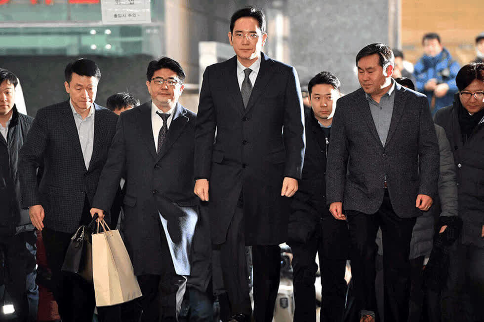 Ông Lee Jae Yong, người được kỳ vọng sẽ thay cha mình đưa Samsung thống lĩnh thị trường toàn cầu. 