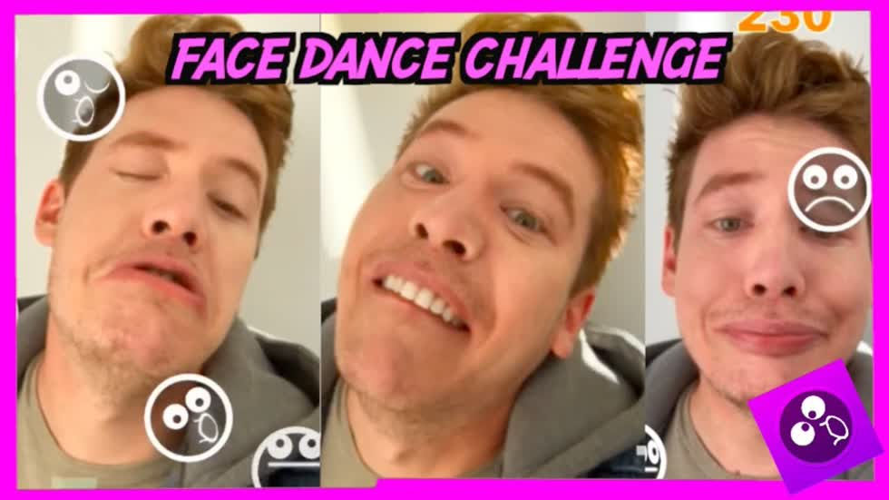 FaceDance Challenge đang gây sốt tại nhiều quốc gia. Ảnh: YouTube/Kory DeSoto