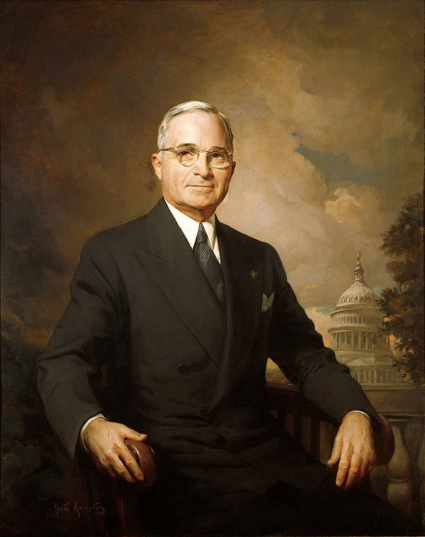 Harry  S.Truman là Tổng thống thứ 33 của Hoa Kỳ. Ảnh: Internet