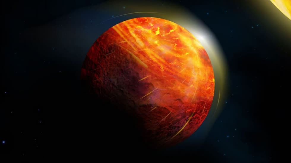 Hành tinh dung nham (K2-141b) khắc nghiệt nhất có tốc độ gió siêu âm là hơn 4,8 triệu km/h. Ảnh: Fox news