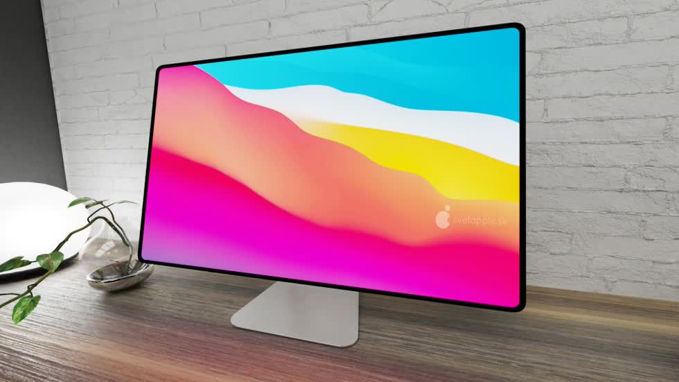 Concept iMac 2021 được thiết kế lại với viền siêu mỏng 