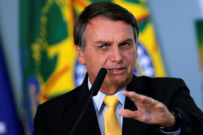 Tổng thống Jair Bolsonaro tại Brasilia ngày 19/10. Ảnh: Reuters.