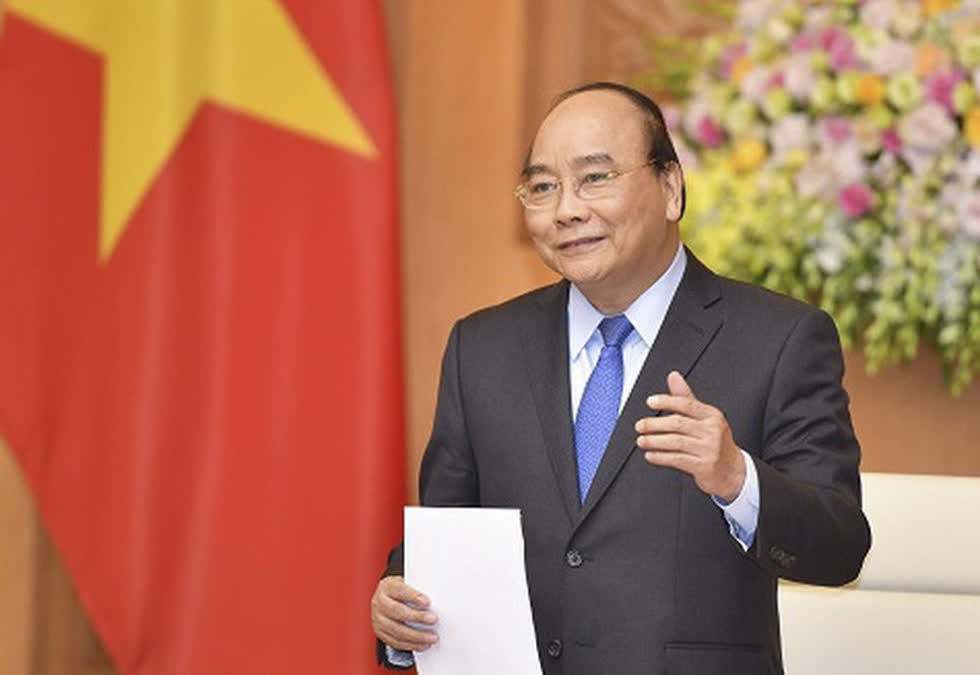  Thủ tướng Nguyễn Xuân Phúc  kêu gọi người dân tự nâng cao ý thức phòng chống COVID-19 trước khi có vắc xin. Ảnh: Chính phủ.