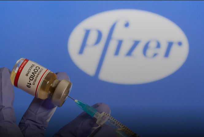   Vaccine COVID-19 của Pfizer. Ảnh: REUTERS  