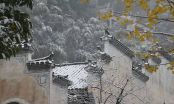 Ngôi làng tuyết trắng như cổ tích ở Trung Quốc 