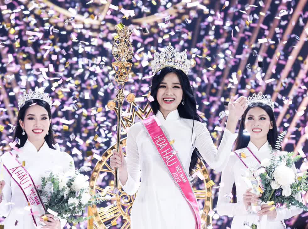Chung kết Hoa hậu Việt Nam 2020 để lại dấu ấn trong lòng khán giả với những màn trình diễn đặc sắc. Ảnh: FB Hoa Hậu Việt Nam.