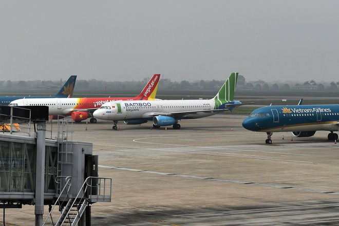 Ngoài Vietnam Airlines, các hãng hàng không tư nhân khác như Vietjet Air hay Bamboo Airways cũng mong muốn được vay ưu đãi để vượt dịch. Ảnh: Khánh Huyền.