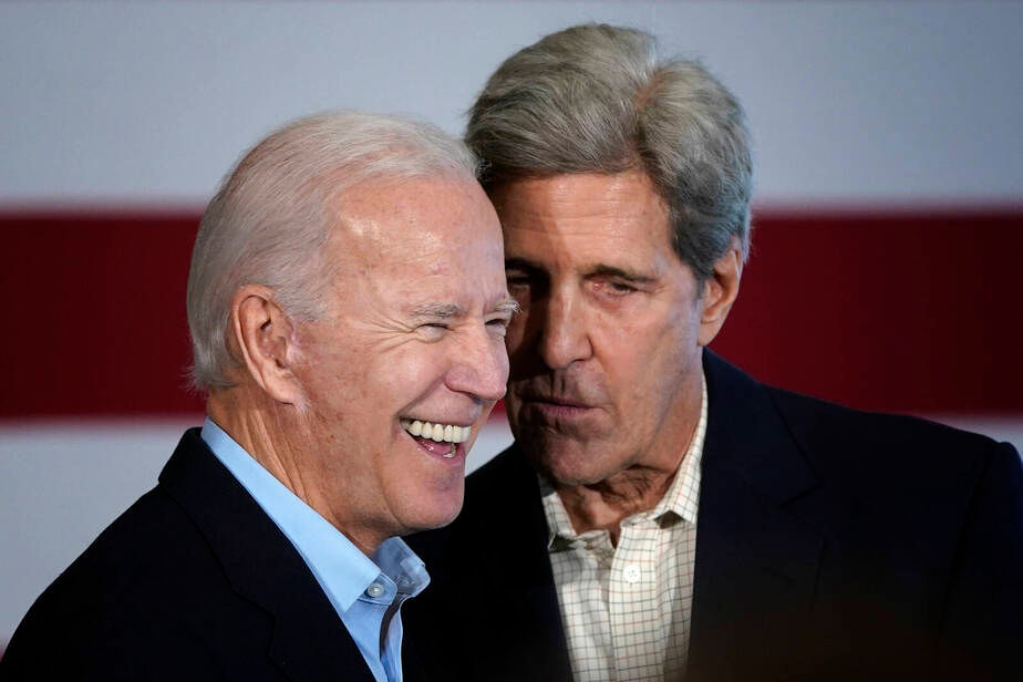 Ông John Kerry (phải) có mặt trong nội các của ông Biden. Ảnh: GettyImages
