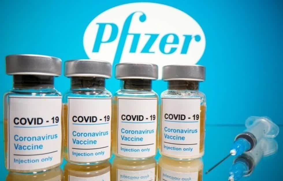 Vaccine ngừa COVID-19 do hãng Pfizer (Mỹ) phát triển. Ảnh: Reuter