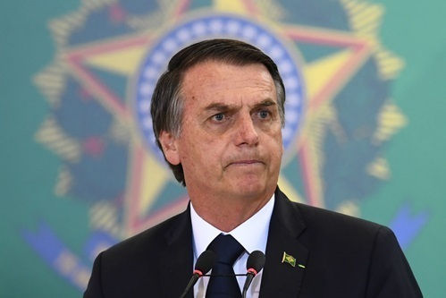 Tổng thống Brazil Jair Bolsonaro. Ảnh: AFP.