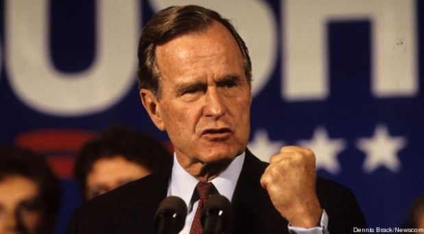 Tổng thống George H.W. Bush. Ảnh: BBC