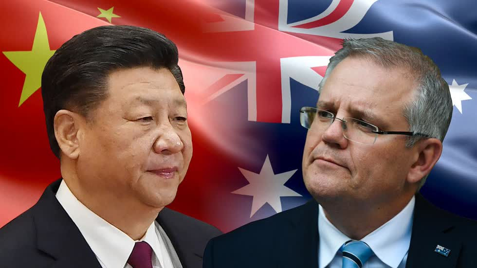 Căng thẳng leo thang giữa Trung Quốc - Australia khiến Australia đưa ra cảnh báo thương mại. Ảnh: Tfi Post.