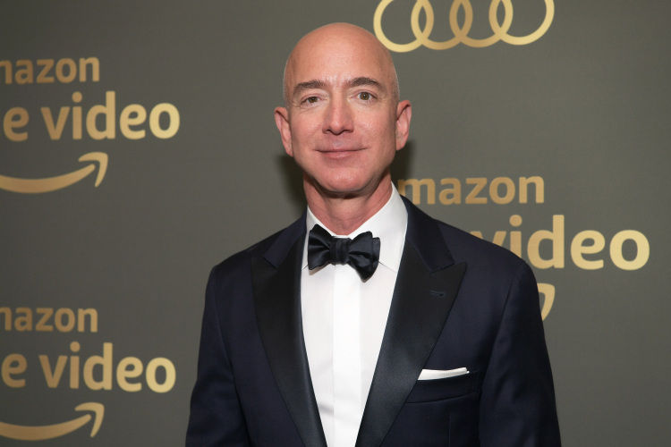 Người sáng lập Amazon, tỷ phú Jeff Bezos. Ảnh: Getty