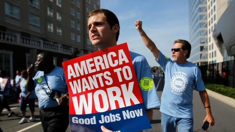Nhiều người Mỹ bị mất việc làm vì COVID-19. Ảnh: RFI