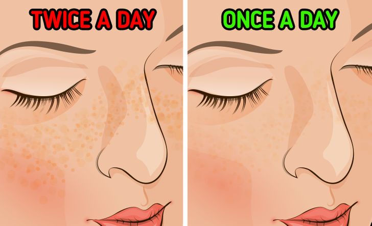 5 lợi ích bất ngờ nếu bạn chỉ rửa mặt một lần mỗi ngày