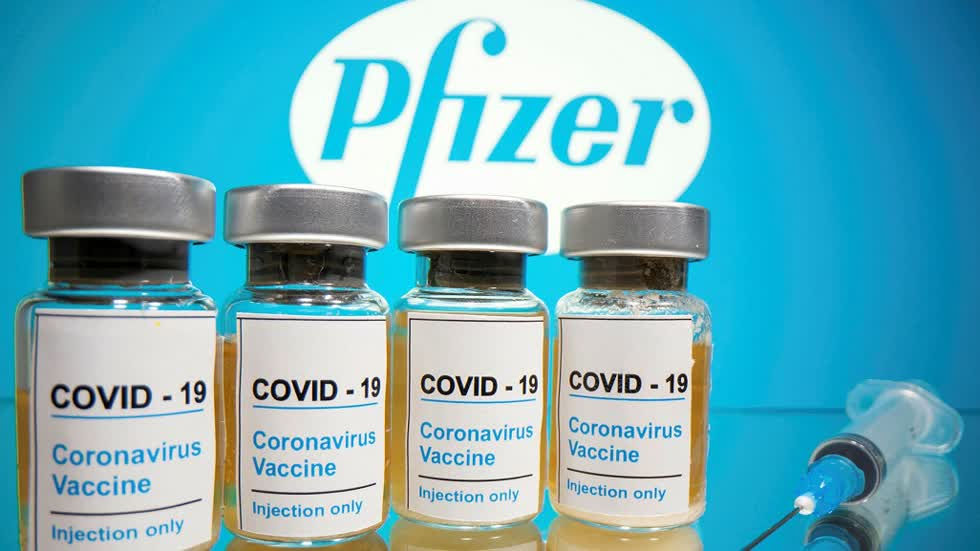 Hình ảnh minh họa vaccine COVID-19 do Công ty dược phẩm Pfizer và BioNTech phối hợp phát triển.