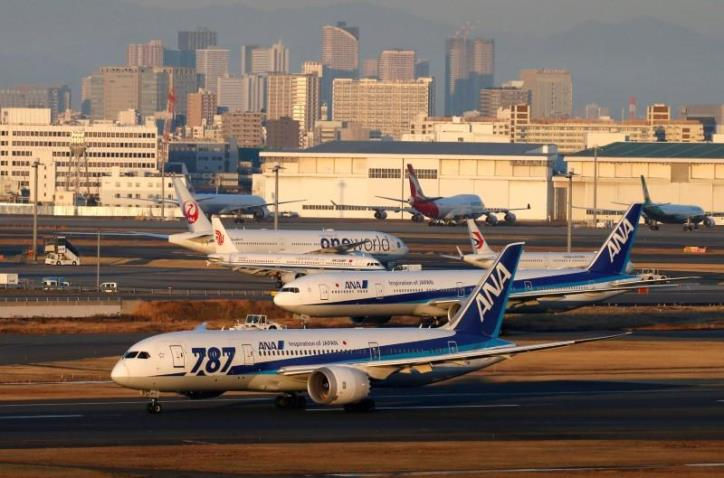 Máy bay của hãng hàng không Nhật Bản All Nippon Airways. Ảnh: Reuters
