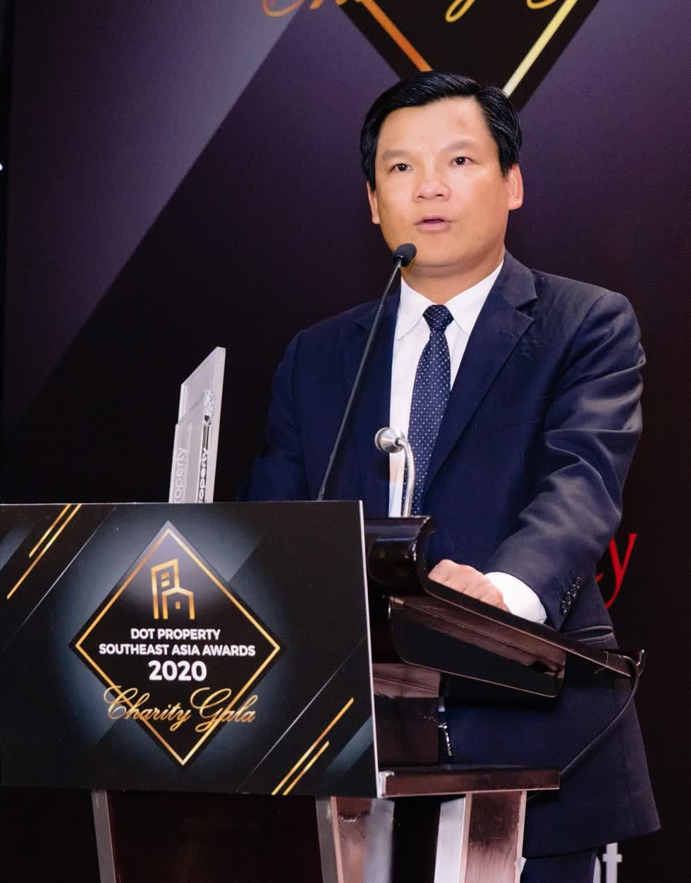 Ông Lê Văn Nam, Tổng giám đốc điều hành SCG phát biểu tại lễ trao giải.