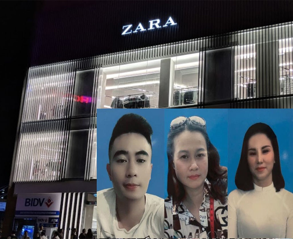 Truy tìm 3 đối tượng vào cửa hàng Zara trộm cắp tài sản