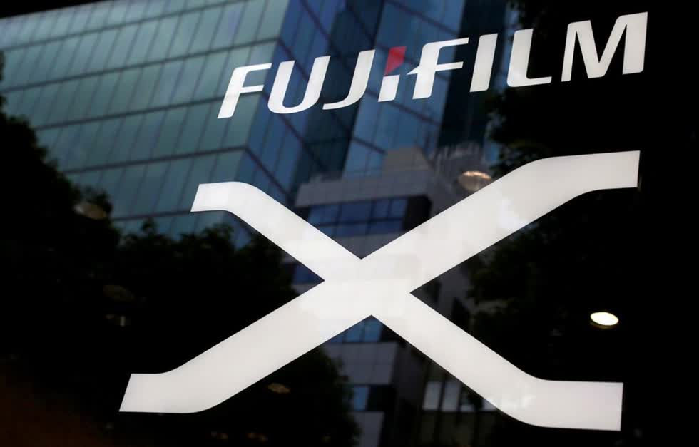 Logo công ty của Fujifilm. Ảnh: Reuters