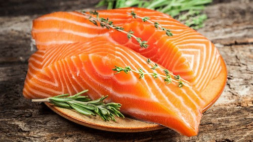  Acid béo omega-3 trong cá béo giúp cải thiện thích thước vòng 3 hiệu quả.