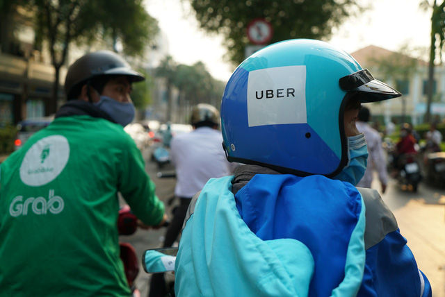 Năm 2018, Grab đã mua lại toàn bộ Uber Đông Nam Á. Ảnh: Thuận Thắng