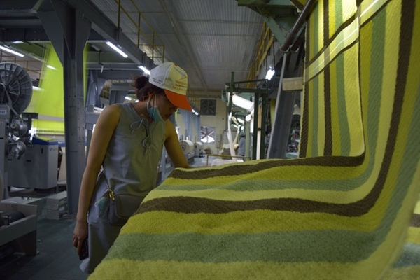 Giải pháp của Tổng Công ty Cổ phần Phong Phú lại ra mắt sản phẩm khăn bông hữu cơ Organic. Ảnh: phongphu
