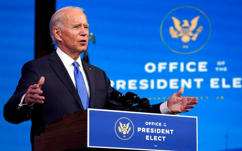 Tổng thống đắc cửu Joe Biden. Ảnh: AP.