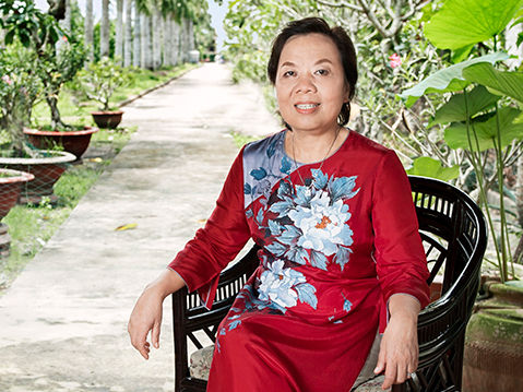 Bà Trương Thị Lệ Khanh, Chủ tịch Công ty Vĩnh Hoàn. Ảnh: Vĩnh Hoàn.