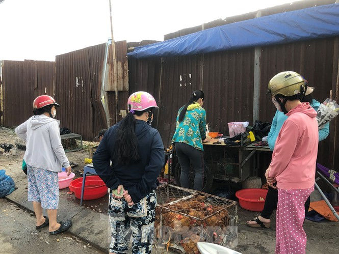 Sáng mùng 3 Tết, dân Sài Gòn xếp hàng vào siêu thị mua gà cúng  - ảnh 4