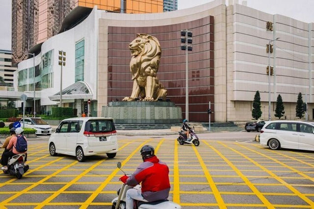 Bên ngoài casino MGM Cotai tại Macau hồi tháng 3/2020. Ảnh:Bloomberg