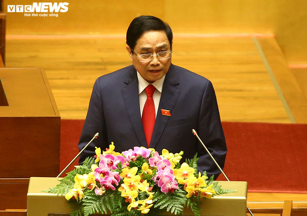 Ảnh: Thủ tướng Phạm Minh Chính tuyên thệ nhậm chức  - 4