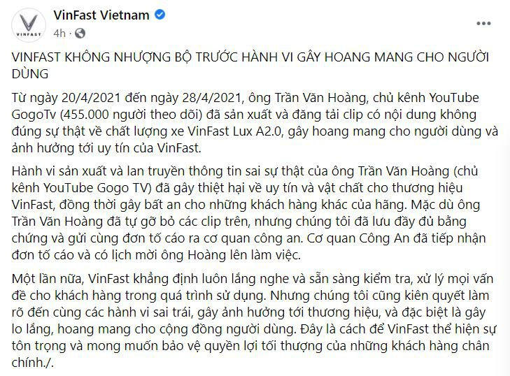 chat luong xe VinFast anh 1