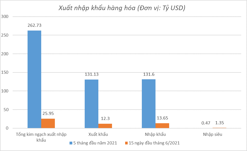 Nhập siêu 1,35 tỷ USD trong nửa đầu tháng 6, có đáng lo? - Ảnh 1