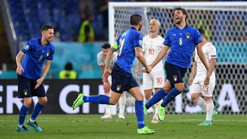 Italia thắng cách biệt ít nhất 3 bàn ở 5 trong 6 trận đón tiếp Xứ Wales trên sân nhà