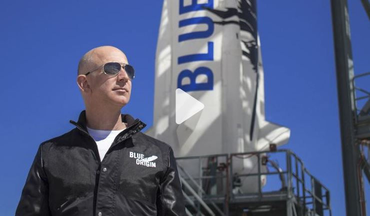 Tỉ phú Jeff Bezos đích thân bay vào không gian trên rocket do ông chế tạo