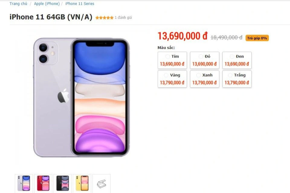 iPhone 11 cháy hàng sau khi giảm giá sâu tại Việt Nam - 1