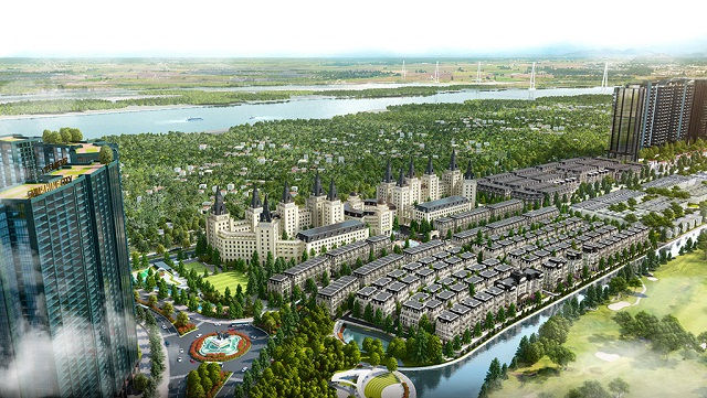 Sunshine Homes xây dựng bất động sản hạng sang tại Hà Nội. Ảnh: SSH