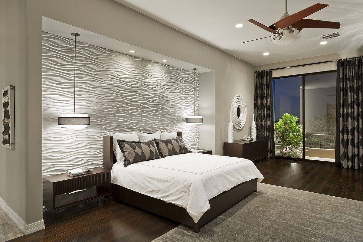 wavy-3d-wall-panels-create-a-dashing-geo-accent-wall-in-this-contemporary-bedroom-70616.jpg