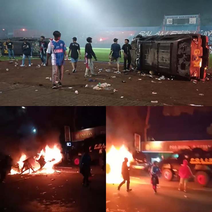 Bạo loạn ở giải VĐQG Indonesia, 127 người thiệt mạng - Ảnh 4.