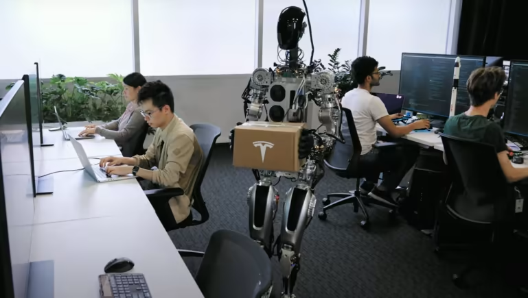 Tesla hé lộ thiết kế robot hình người Optimus, giá dưới 20.000 USD - Ảnh 2.