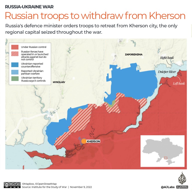 Nga tuyên bố rút quân khỏi Kherson, Ukraina nghi ngờ đây là cái bẫy

 - Ảnh 2.