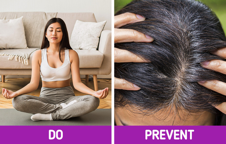 4 mẹo hay có thể ngăn ngừa tình trạng tóc bạc sớm - Ảnh 2.