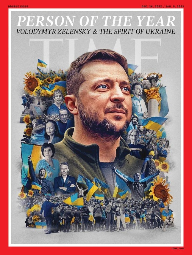 Tạp chí Time chọn Tổng thống Ukraina Zelensky là ‘Nhân vật của năm’ - Ảnh 1.