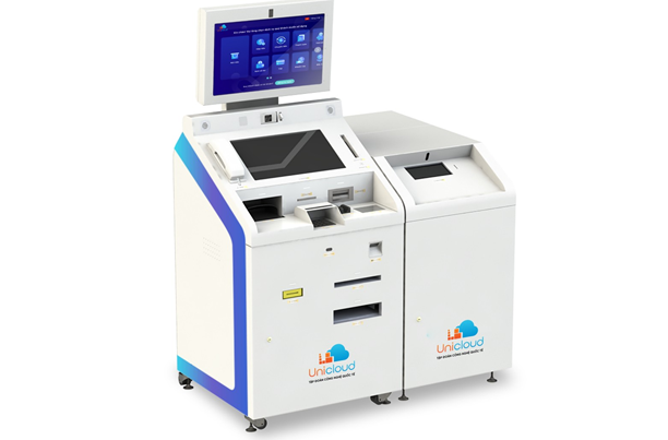 Máy giao dịch ngân hàng tự động STM - sản phẩm chủ lực của Tập đoàn công nghệ Unicloud - Ảnh 1.