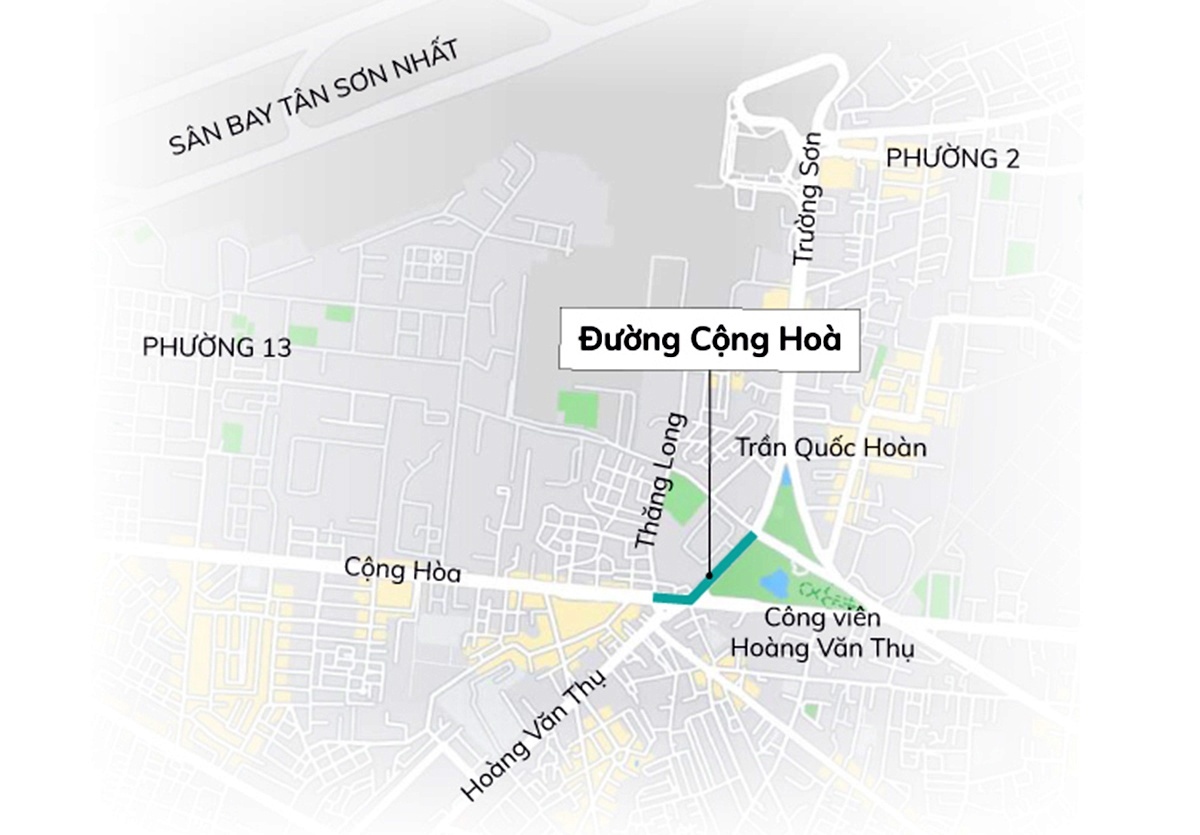 8 dự án gỡ ùn tắc khu vực sân bay Tân Sơn Nhất sắp được khởi công - Ảnh 2.