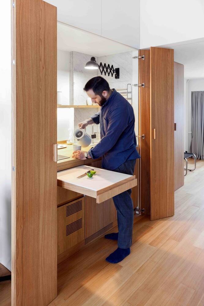 Ẩn phòng bếp: Xu hướng thiết kế mới để không gian rộng rãi hơn - Ảnh 3.