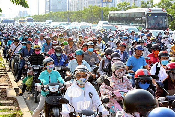 TP.HCM nguy cơ tắc nghẽn giao thông nhất Đông Nam Á - Ảnh 1.