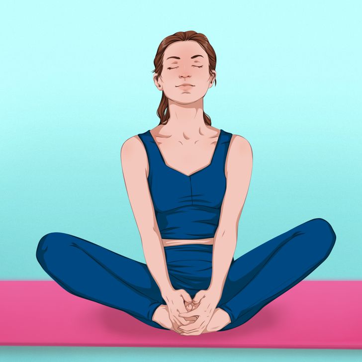 14 tư thế yoga hỗ trợ giảm đau trong thời kỳ kinh nguyệt - Ảnh 4.